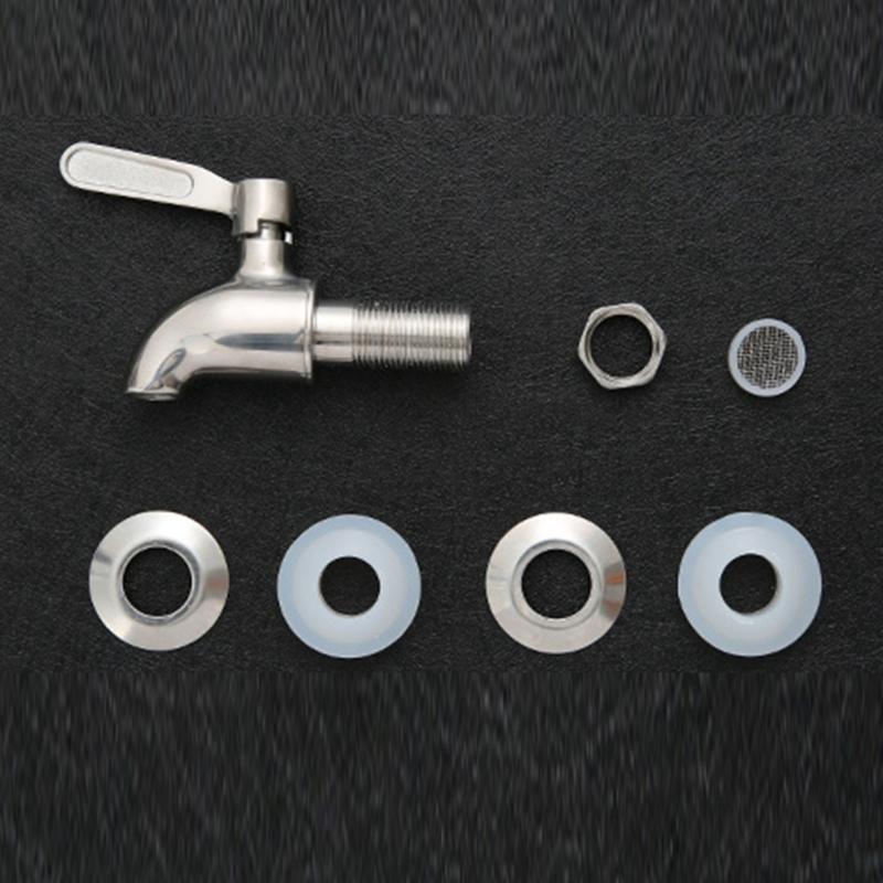 Industrieller Edelstahl 12mm Getränkehahn Ersatzhahn Leicht fließender Hahn für Weinfässer & Getränkespender