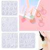 Silicone Earring Molds Resin Drop Jewelry Moulds Fruit/Vegetable Series Jewelry Making Molds for Kids and Teens Crafting