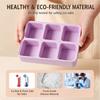 Silicone Ice Cube Tray Removable Lid 6/9 Grids Ice Cube Mold BPA-Free Flexible Chocolate Mold for Cocktail Whiskey