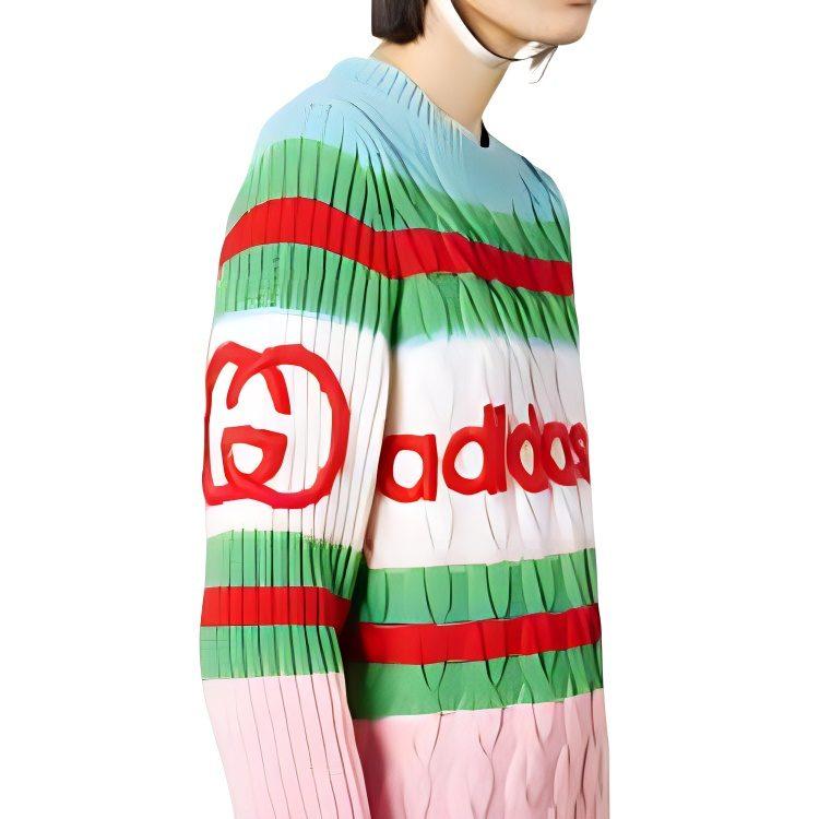 Gucci X Adidas Originals Cashmere Sweater Women's Multicolor 717722-XKCQ3-5429