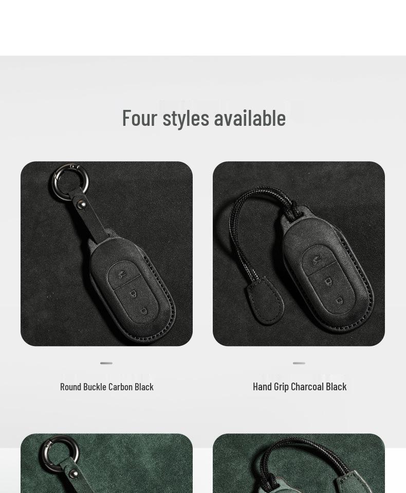 Premium Leather Suede Key Case for Leapmotor C11