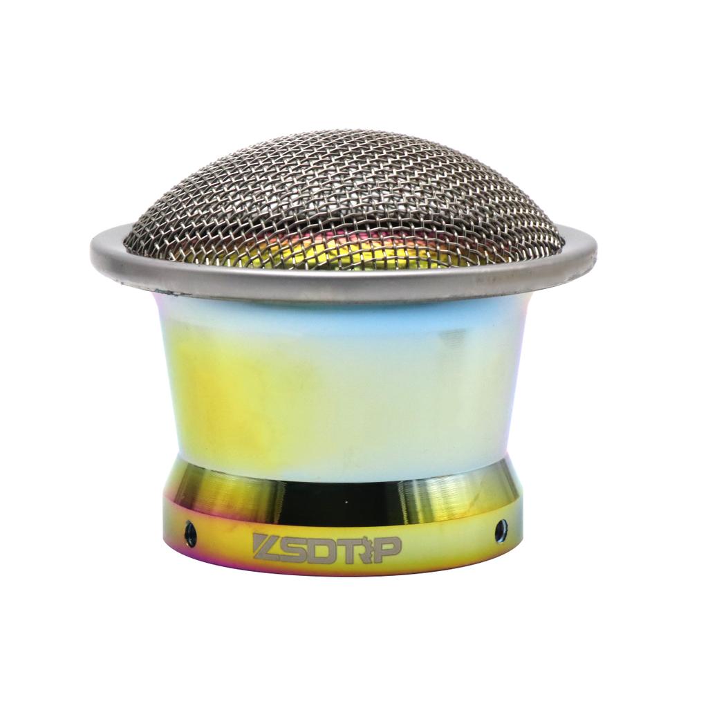 ZSDTRP 50mm Motorrad Vergaser Velocity Stack Motorrad Vergaser Luftfilterbecher Trichter Mit Gaze Für PWK 21-34mm PE28 30