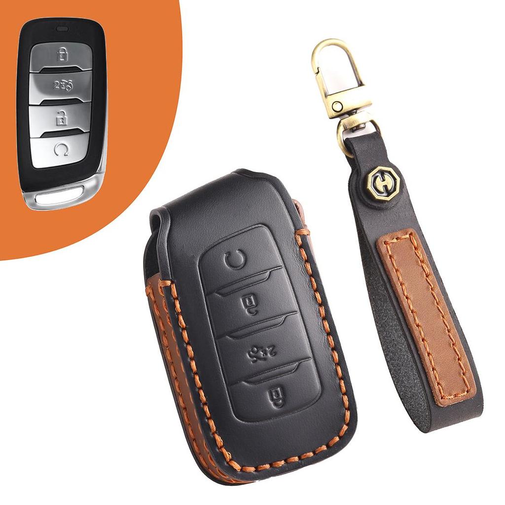 Suitable for changan CS75plus/X7/cs35/CS95/CS85 Handmade Cowhide High-End Car Key Cover