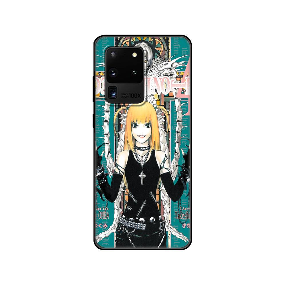 Black tpu Case For Samsung galaxy S20 /S20 PLUS/S20 ultra/S20+ /S20FE back cover Japanese Anime