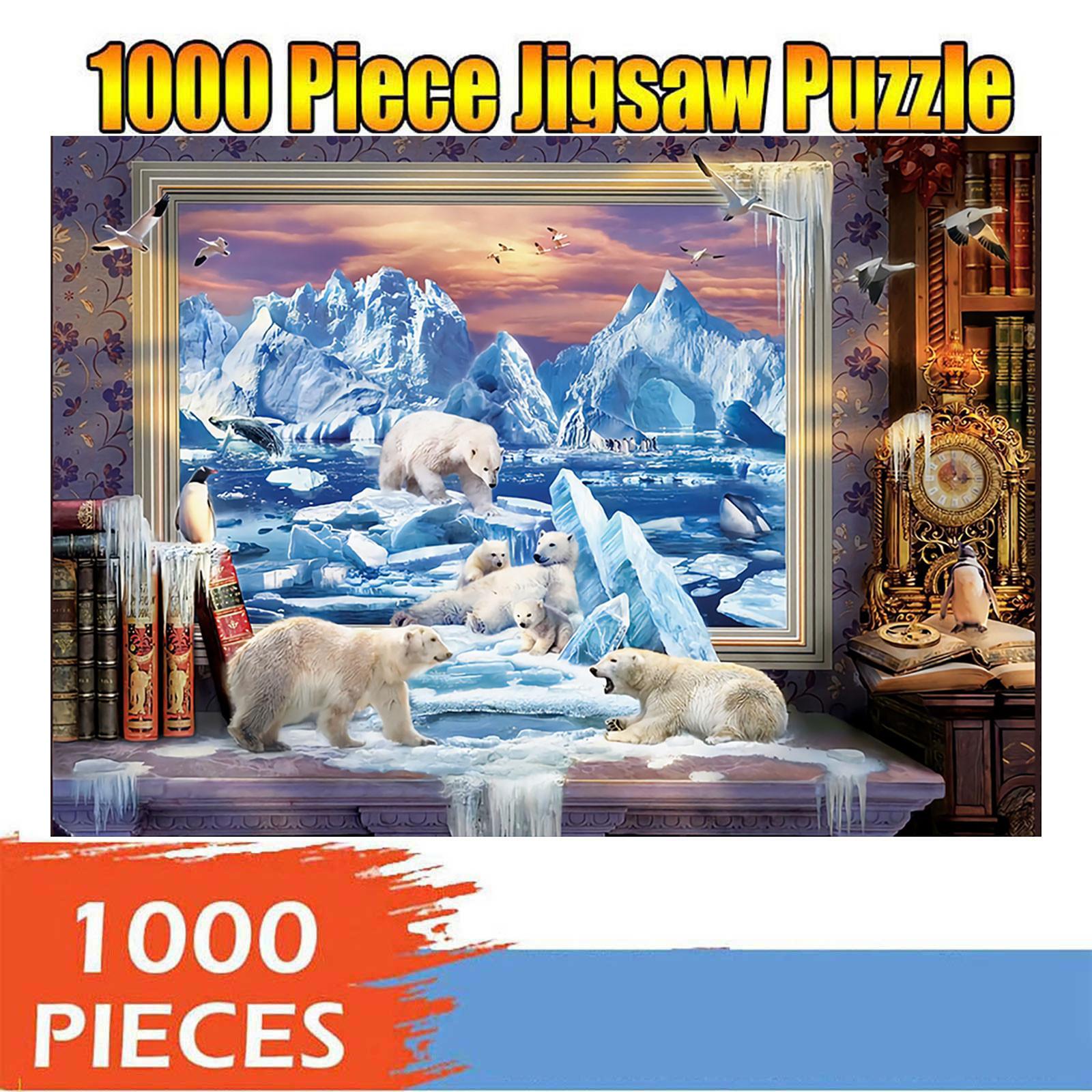 

1000 шт. пазлы с картинками, бумажные игры для сборки, развивающие игрушки