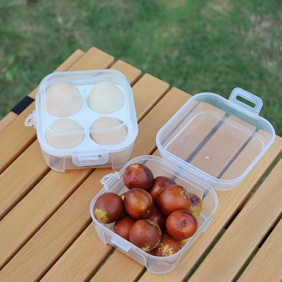 Outdoor Stoßfeste Eierbox Aufbewahrungsbox Tragbar Camping Bruchfest Eierablage Zuhause Kunststoff Schutzbox Reise Bruchfest