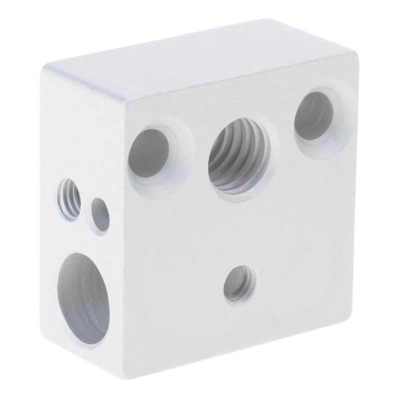 

Updated High Temperatures Aluminium Heater Block for MK8 Extruder Metal Hotend 3D Printer Accessories for 3D Printer