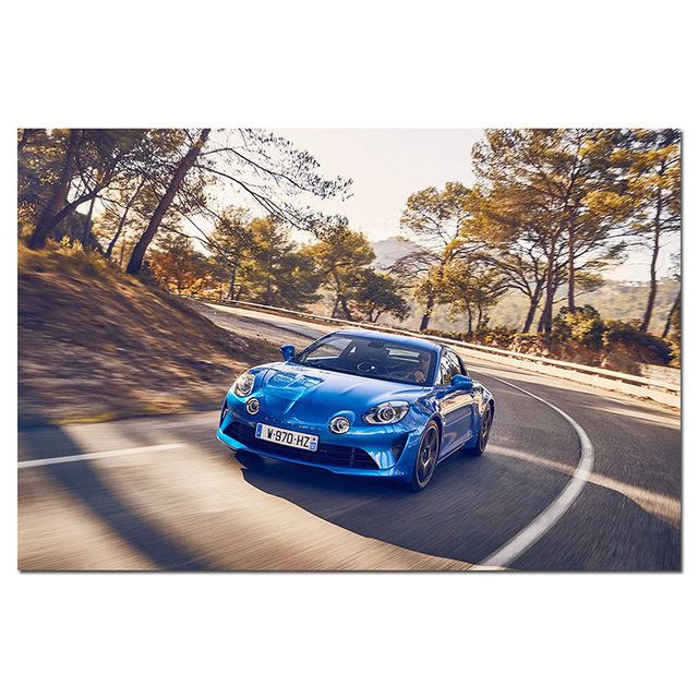 

Настенное искусство HD красивые принты домашний декор плакат фотографии холст 2018 Alpine A110 суперкар картины для гостиной 21*30cm