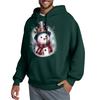 Men's Hooded Sweatshirt, Contrasting Color Sweatshirt, Sports   Casual Jacket