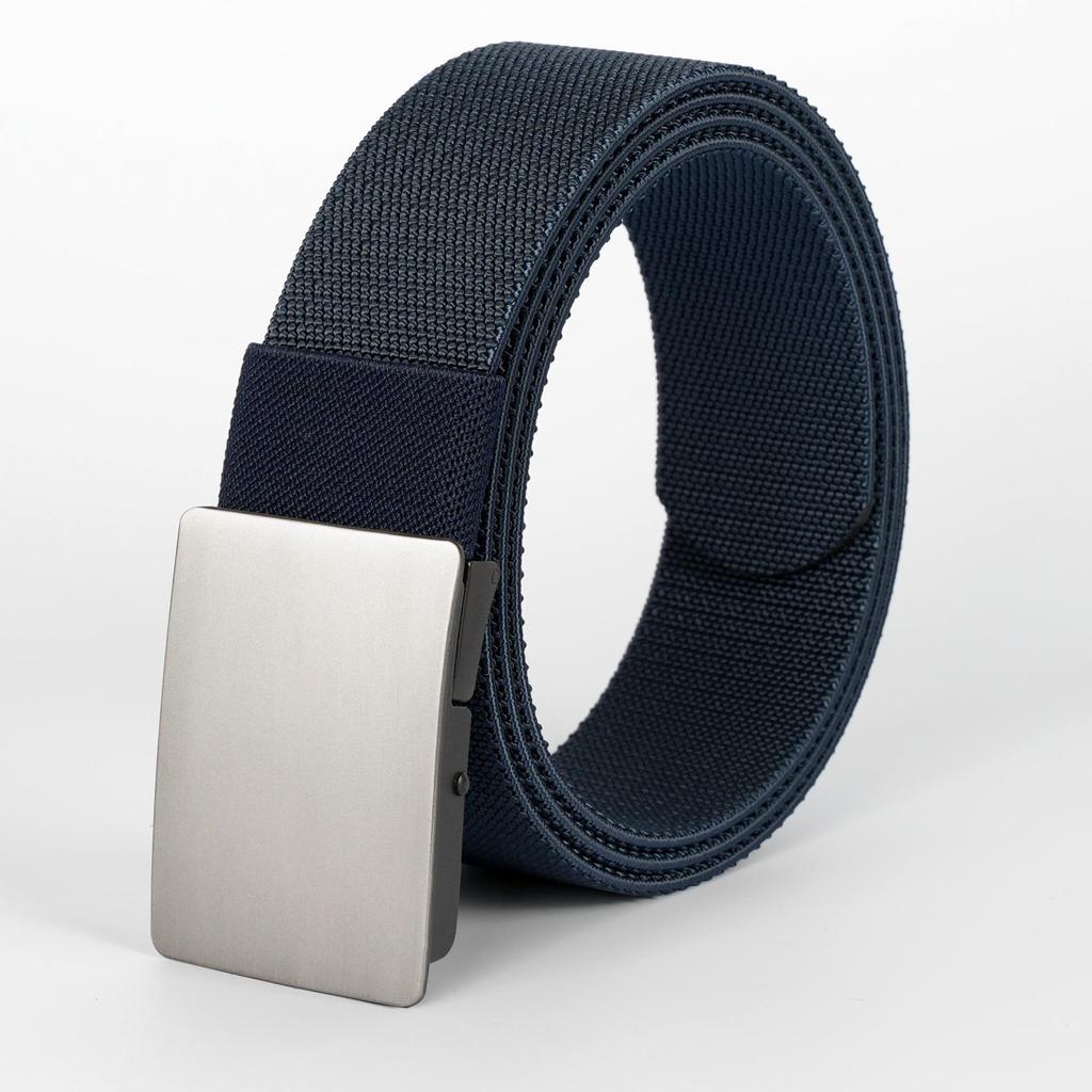 Tactical Quick Release Elastic Nylon Waist Belt for Men