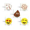 Fashionable Colored Cartoon Expression Brooch Cute Alloy Corsage Clothes Ornament  Gift