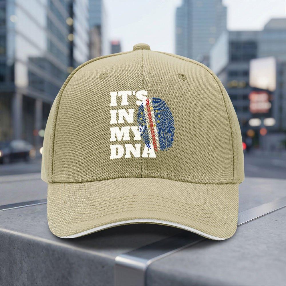 Its in My DNA Cape Verde Flag Adjustable Baseball Cap