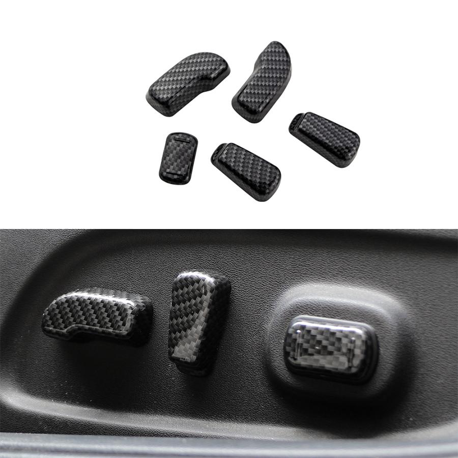 Seat Adjust Switch Knob Cover Trim Sticker for Nissan X-Trail Xtrail T32 Rogue 2014-2020 for Renault Koleos LHD Car Styling