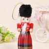 Creative Christmas Wood Nutcrackers Soldier Ornament  New Year Birthday Wedding