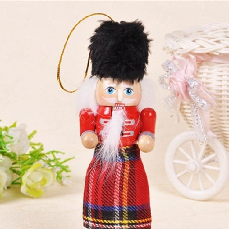 Creative Christmas Wood Nutcrackers Soldier Ornament  New Year Birthday Wedding