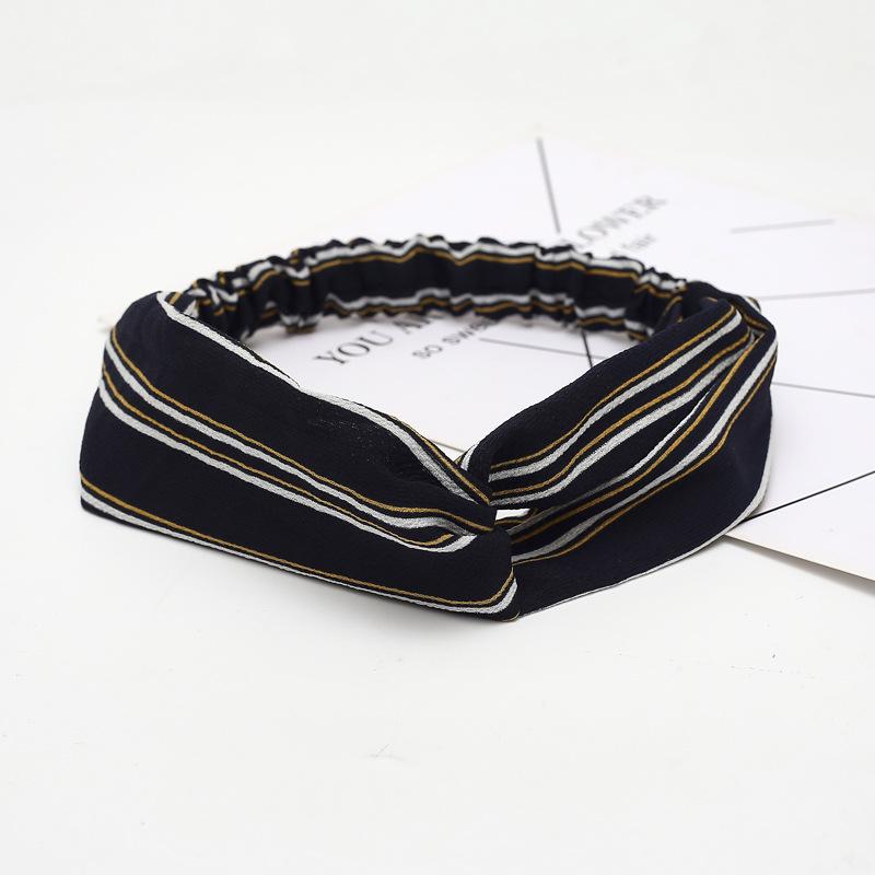 Fashion Bohemian Headband Print Hairbands For Women Girls Vintage Cross Knot Turban Bandanas Headwear Hair Accessories