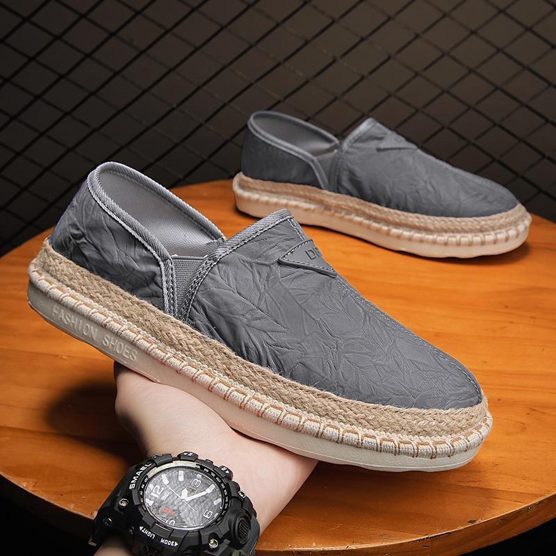 22 Summer New Foot Loafers Trendy Youth Canvas Shoes Fisherman Shoes