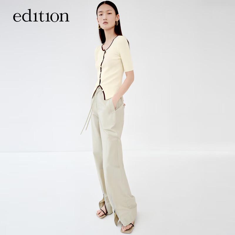 Women's Color-Block Short-Sleeve Knit Top