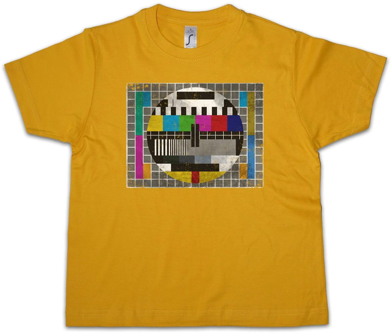 

TEST PICTURE I Kids Boys T-Shirt The Test Picture Theory Retro Big TV Nerd Bang- 130