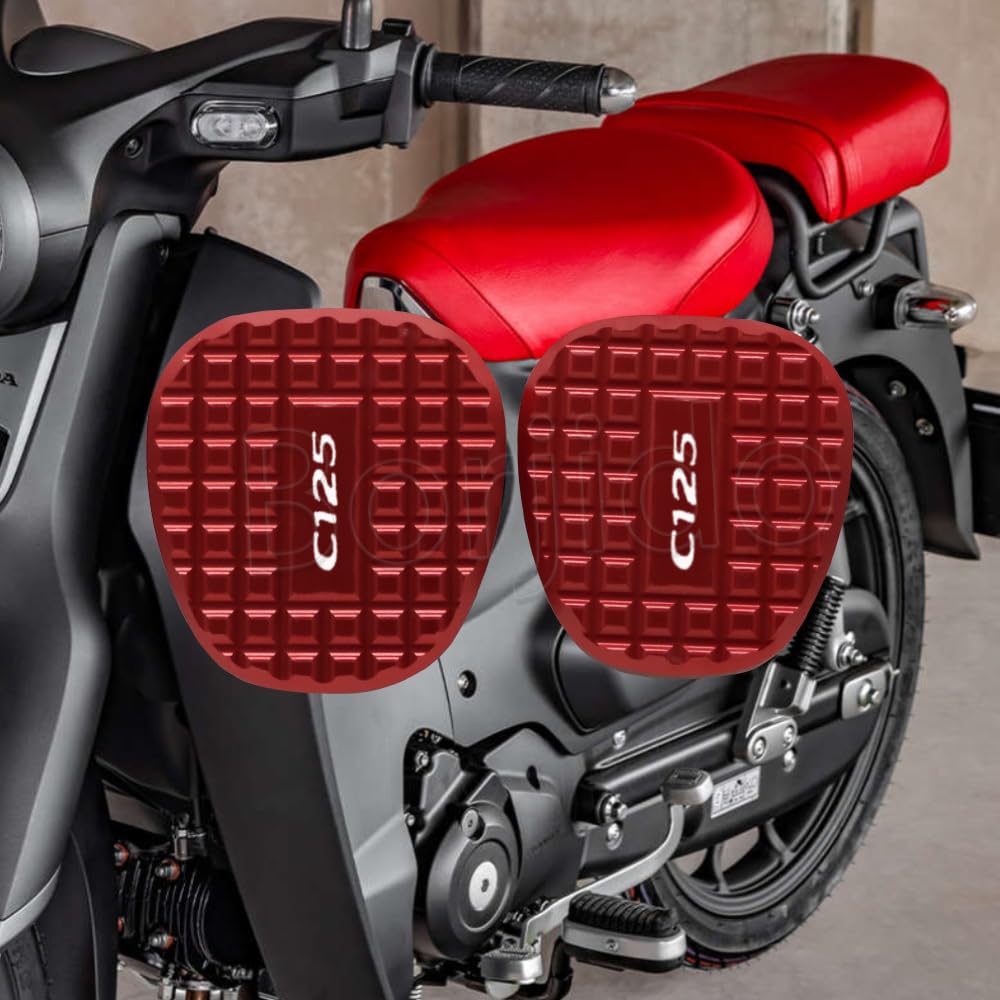 Super Cub C125 CNC Change Footset For Super Cub C125 Motorcycle Front Rear Shift Pedal Anti-Slip Cover Shift Pedal Cover