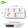 Commercial Melamine Divided Lunch Tray