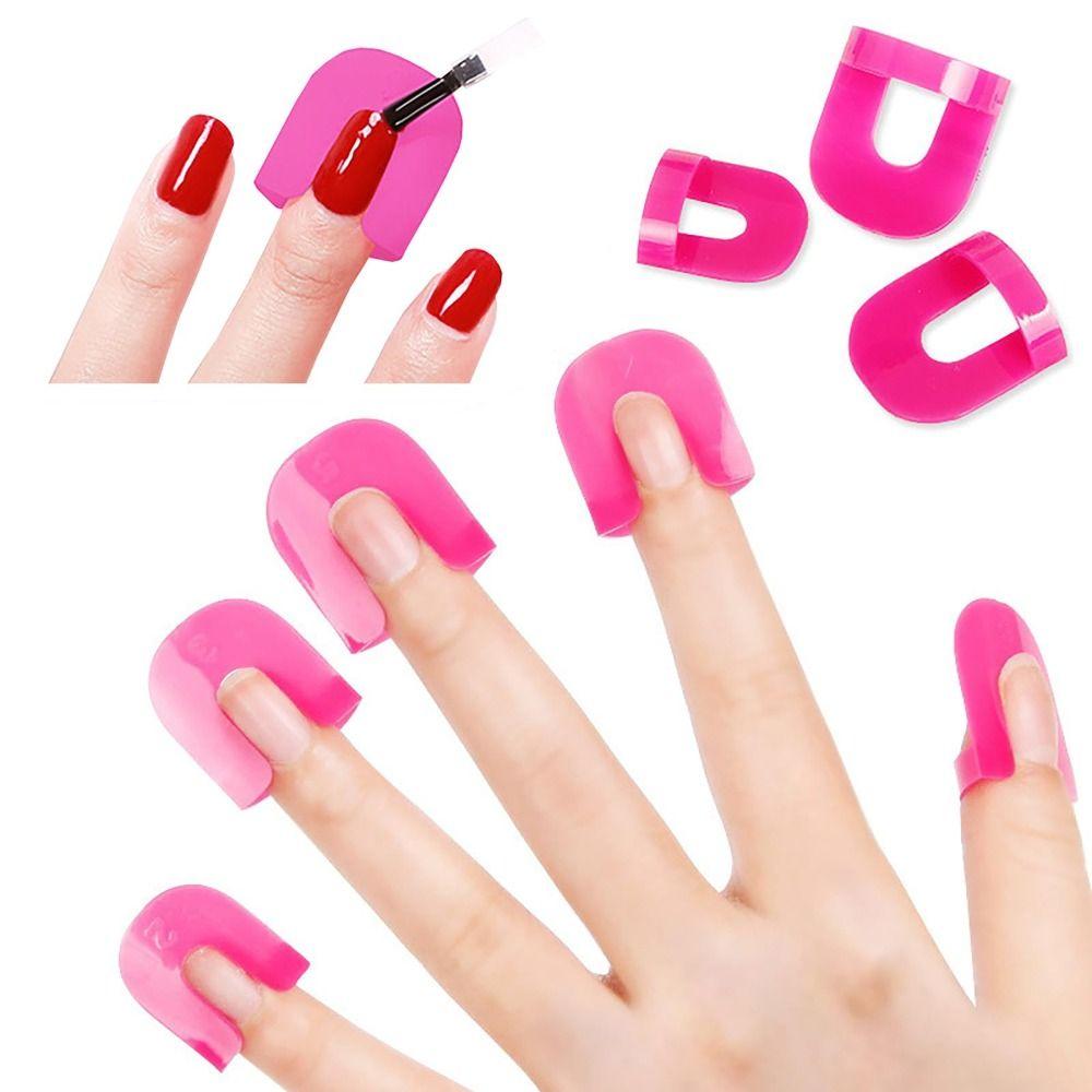 26Pcs U-shaped Nail Polish Spill Preventer Spill Proof Nail Art Tools  Nail Painting