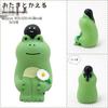 Spring Farm Garden Miniature Cute Cat & Frog Resin Ornaments