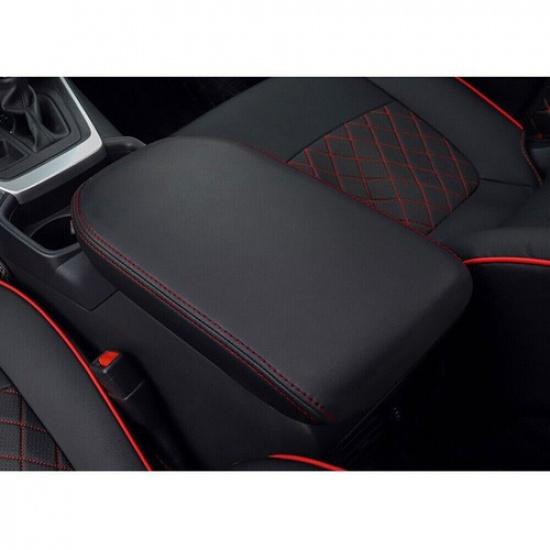 For Toyota RAV4 2019-2024 Car Lid Armrest Cover Center Console PU Leather