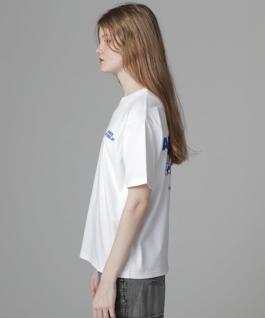 AVIREX 50th Anniversary Animals F T-Shirt, Women's, 030, White, 783-5235603