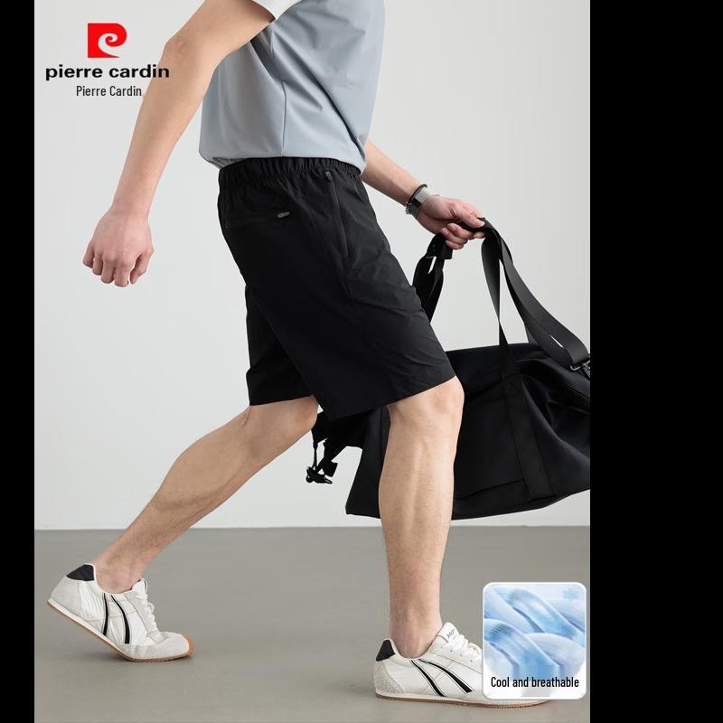 Pierre Cardin Men's Ice-Feel Quick-Dry Drawstring Shorts