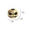 Halloween Pumpkin Skull Face Lantern EDC Brass Knife Beads DIY Woven Paracord Lanyard Pendants EDC Slider Accessories