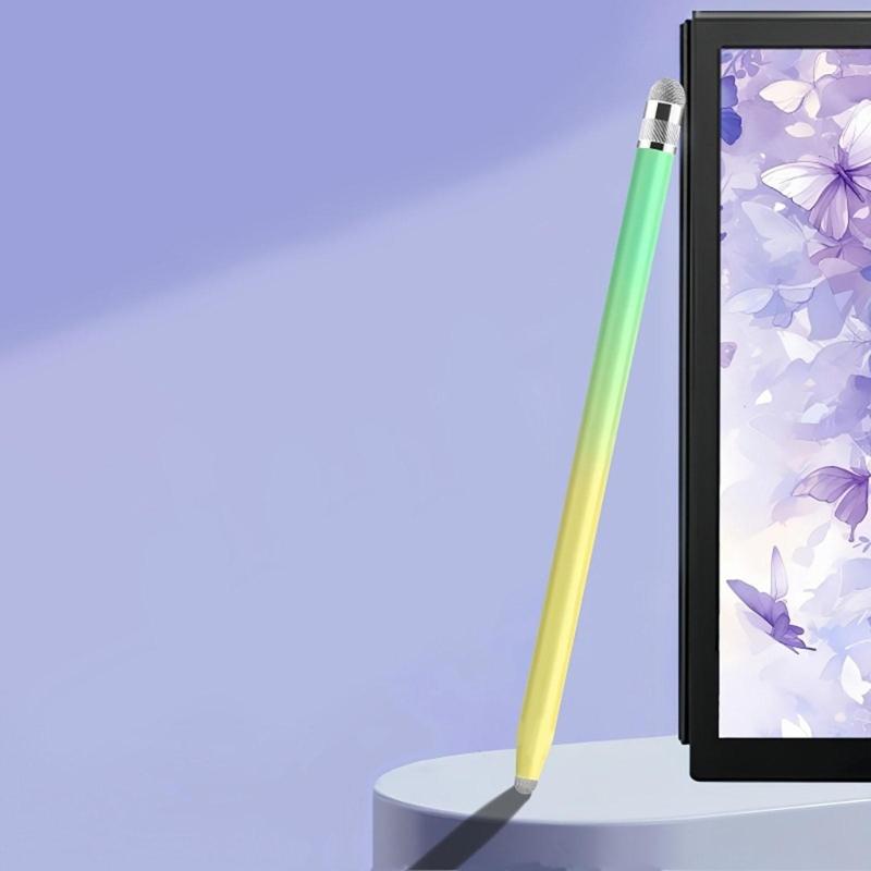 Double Head Capacitive Pen Gradients Color Styluses Pen for Adults Universal for Phone Tablet Touch Screens Sensitivity