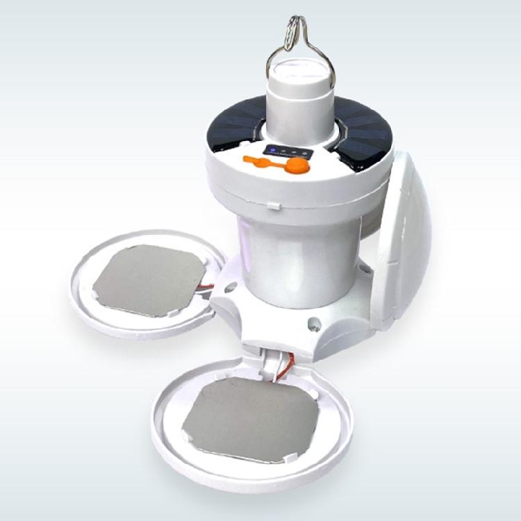 Folding Solar Camping Light Portable Emergencies Light USB Rechargeable Outdoor Tent Lamp with Hanging Hook Enduring