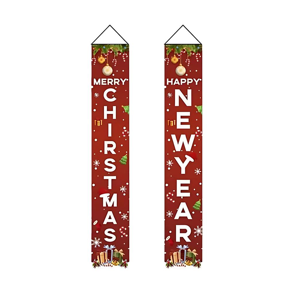 Weihnachten Vorhang Dekoration Tür hängen Malerei hängen Flagge Dekoration