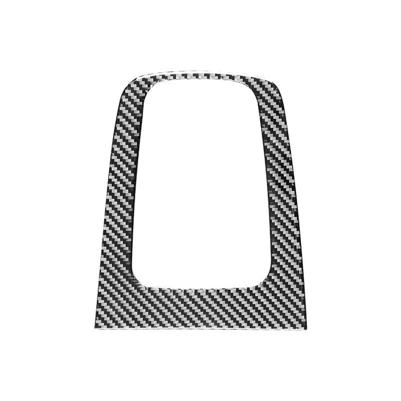 For Nissan Sentra 2016- Soft Carbon Fiber Auto Interior Central Control Gear Shifter Panel Outer Frame Decoration Sticker