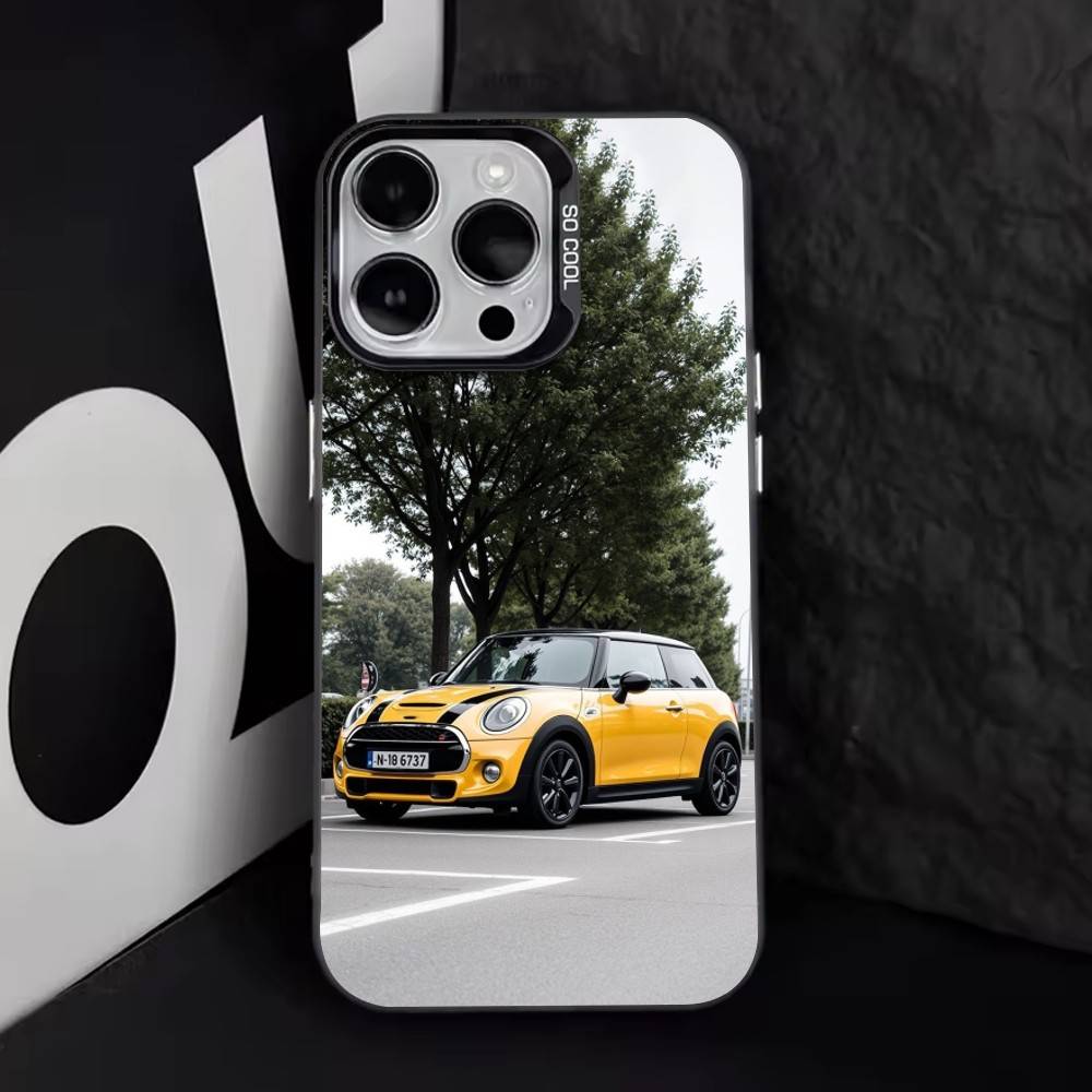 Cooper   Phone Case For iPhone 17,16,15,14,13,12,11 Plus,Pro Max,XS,Colorful Silver Black Cover