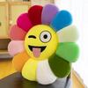 Sunflower Lumbar Pillow: Colorful Student Chair and Sofa Cushion