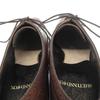 Excellent SHETLANDFOX Leather Shoes Brown Leather Mens 6.5 15KVS 3049SF Used