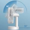Portable Mini Desktop Fan High Power Quiet Operation Lightweight Design Suitable for Dormitory Room Bedroom Office Travel