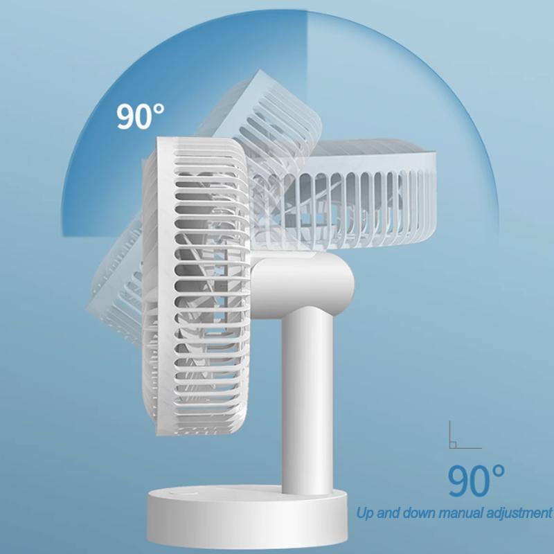 Portable Mini Desktop Fan High Power Quiet Operation Lightweight Design Suitable for Dormitory Room Bedroom Office Travel