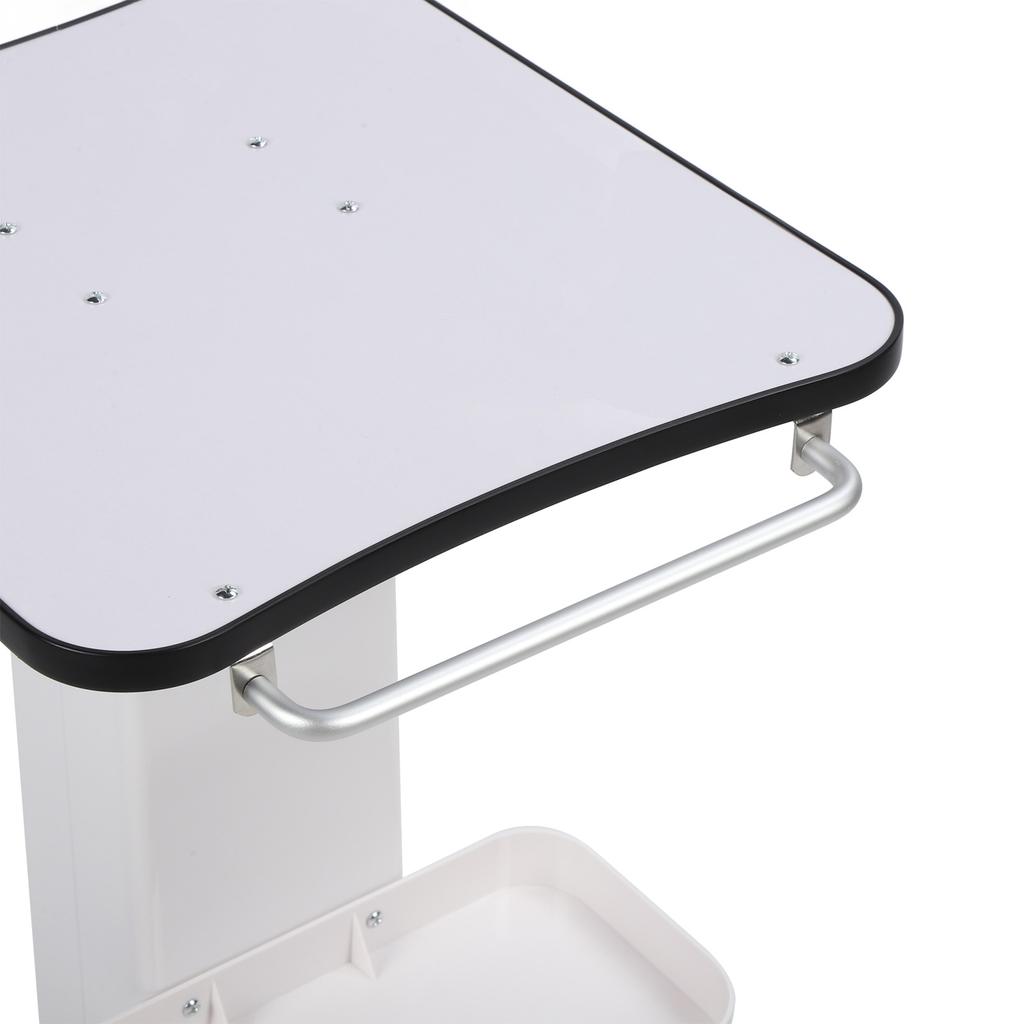 Beauty Salon Trolley Cart 360 Degree Rotating Silent Wheels Salon Spa Equipment Rolling Trolley Stand for Esthetician