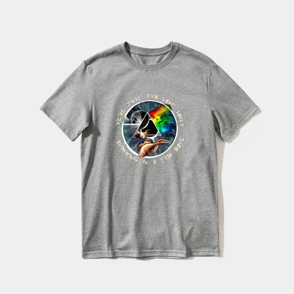 2024 Retro Unisex's Wish You Were Here PINK -HAVE A CIGAR-Blk Printed Shirt WoUnisex Comfortable Casual Cotton FLOYDS Fun T-Shirt Unisex