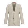 Ferraromilano Linen Check Jacket Beige (A0C923353)