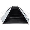Dome Camping Tent for 4 Persons White & Dark Waterproof