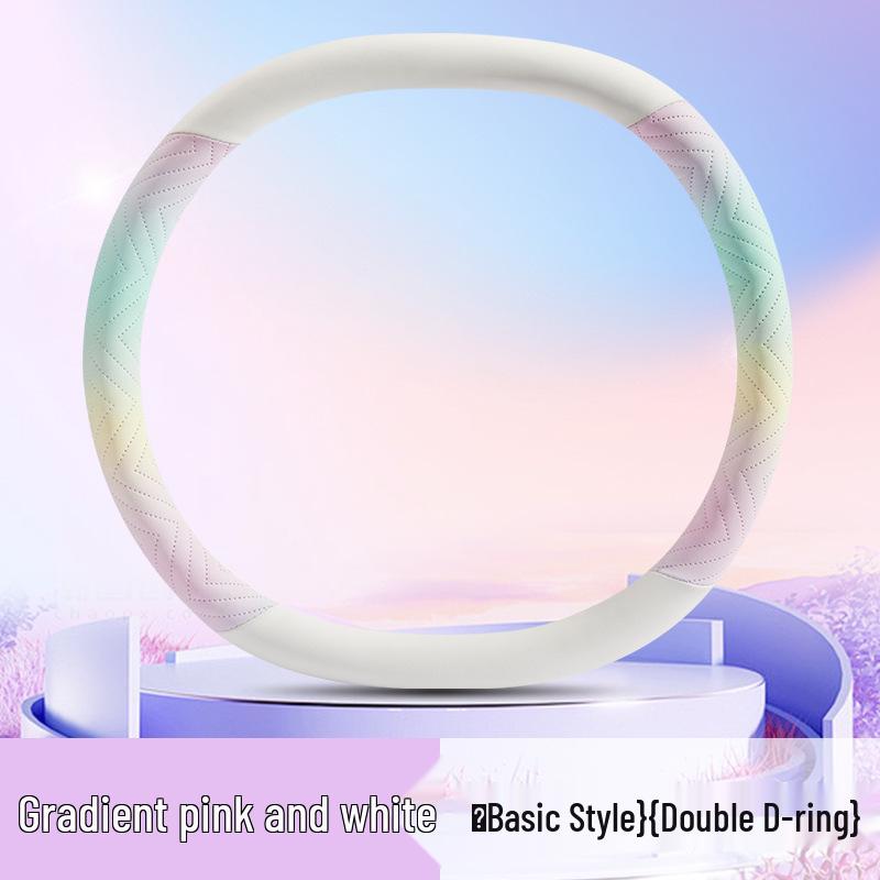 2024 Iridescent Nappa Leather Puppy Steering Wheel Cover