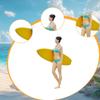 1/64 Miniature Surfing Figure Figurine Desk Decoration Photography Props Collection Tiny