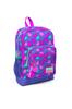 Sac à dos d'école Coral High Kids rose lavande à quatre compartiments avec port USB et motif cœur 23263