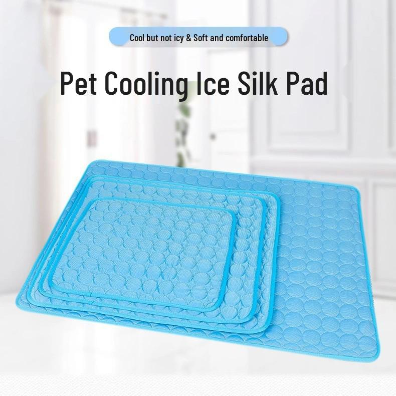 Summer Ice Silk Cooling Mat for Pets - Soft, Comfortable, and Breathable Pad for Cats and Dogs