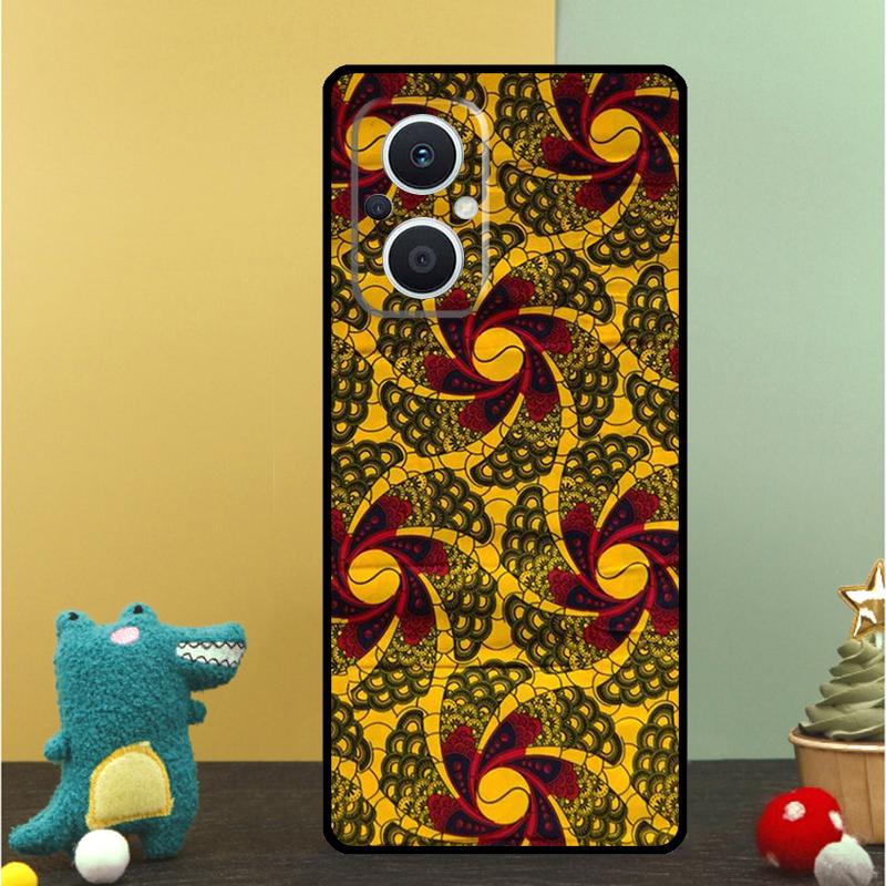 African Style Fabric Print Case For OPPO Reno 15 Pro 15F 10 11 12 13 13F 14 14F 8 7 Lite 8T OPPO Find X9 X8 X6 Pro Cover