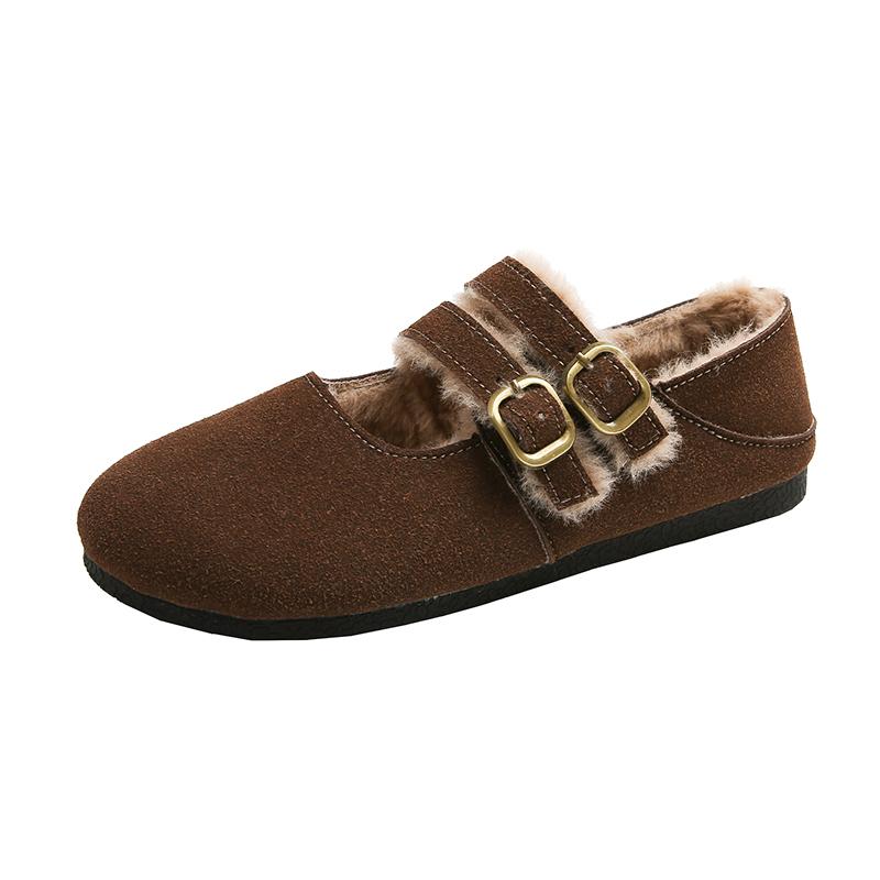 

2024 зимняя женская обувь удобные лоферы на плоской подошве короткие повседневные женские оксфордские лоферы с нескользящей подошвой 35